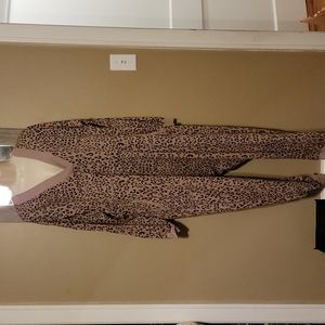 Free People Just Because Leopard Onesie